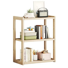 Three Layers Stationery Organizer Practical Wooden Storage Desk File Rack Office Accessories School Supplies