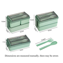 1pc Bento Boxes Portable Double-layer Lunch Box With Cutlery And Lid Reusable Food Storage Container For Students Travelers Offi