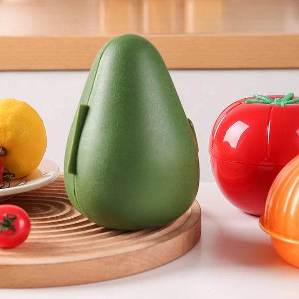 Avocado Saver Food Crisper Storage Box Saver Organizer Avocado Saver Holder Reusable Keeper Fruit Container