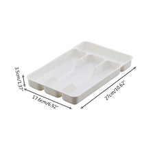 Kitchen Tools Drawer Organizer Tray Spoon Forks Cutlery Separation Finishing Rack Storage Box Portable Cutlery Container