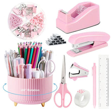 New Set Stationery Practical Desk Organizers Accessories Tool Portable Office Desk Accessories Set Student Stationery Supplies