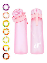 1pc Air Water Bottle With 1pc Random Flavor Pods Portable Transparent With Straw Leak Proof Suitable for Outdoor Sports