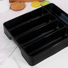Kitchen Tools Drawer Organizer Tray Spoon Forks Cutlery Separation Finishing Rack Storage Box Portable Cutlery Container
