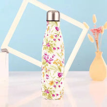 500ML Plants Printed Double Wall Stainless Steel Thermal Flask Fashion Vacuum Thermos Outdoor Portable Sport Drink Water Bottle