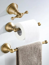 Bathroom Accessories Antique Brass Wall Mounted Toilet Paper Holder Towel Ring Robe Coat Hook Bathroom Hardware wall-mounted