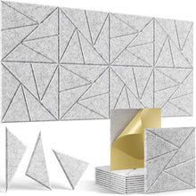 12pcs High-Density Acoustic Foam Panels Soundproof Boards Suitable for Recording Studios Home Theaters Game Rooms Meeting Room
