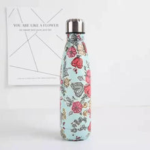 500ML Plants Printed Double Wall Stainless Steel Thermal Flask Fashion Vacuum Thermos Outdoor Portable Sport Drink Water Bottle