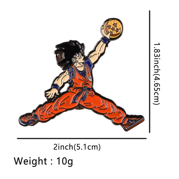Anime Character Enamel Pins Cool Cartoon Brooches Clothes Backpack Hat Lapel Badges Fashion Jewelry Accessories Souvenir Gifts