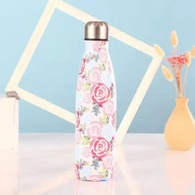 500ML Plants Printed Double Wall Stainless Steel Thermal Flask Fashion Vacuum Thermos Outdoor Portable Sport Drink Water Bottle