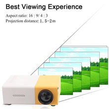 Home Theater Multiple Media Devices Mini Stylish Mini Projector 1080P HDMI Home Theater Movie Use for Movie Home Courtyard Use