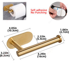 Adhesive Bathroom Hardware Accessories Towel Rack Toilet Paper Dispenser Holder Wall Coat Hooks Towel Rail Ring Roll Hanger Set